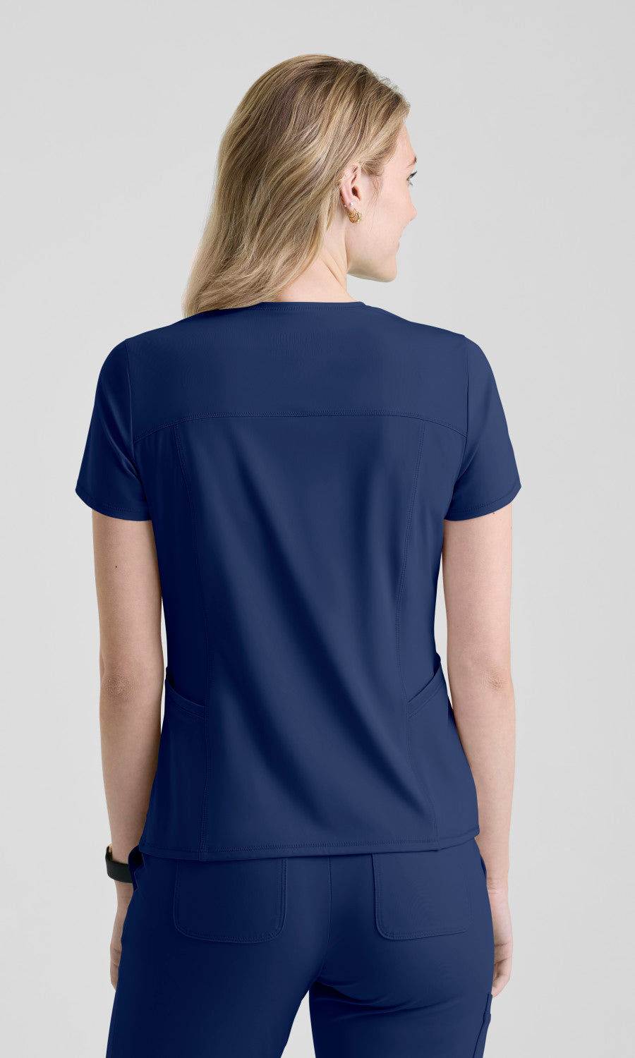 Grey's Anatomy Knits GRST336 Swift Top Indigo - back