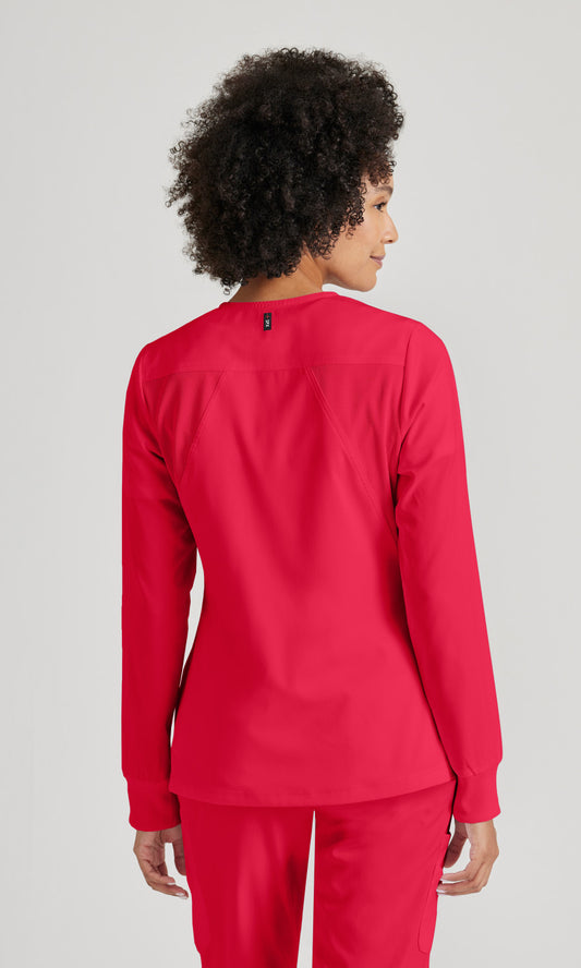 Grey's Anatomy Stretch GRSW873 Gianna Warmup Scarlet Red