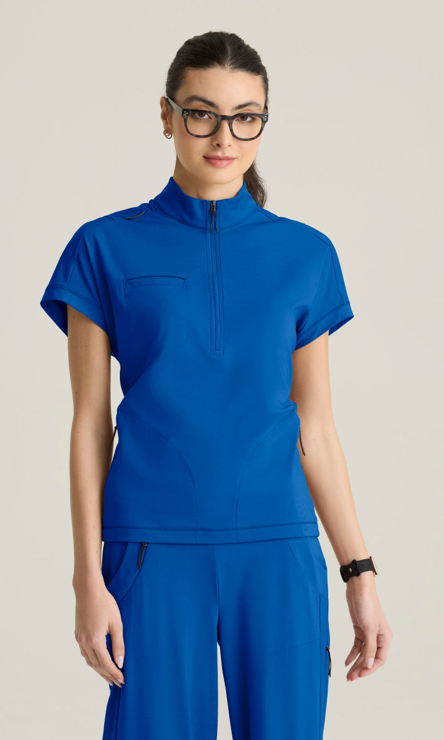 Grey's Anatomy Knits GRST319 Crystal Top New Royal - front