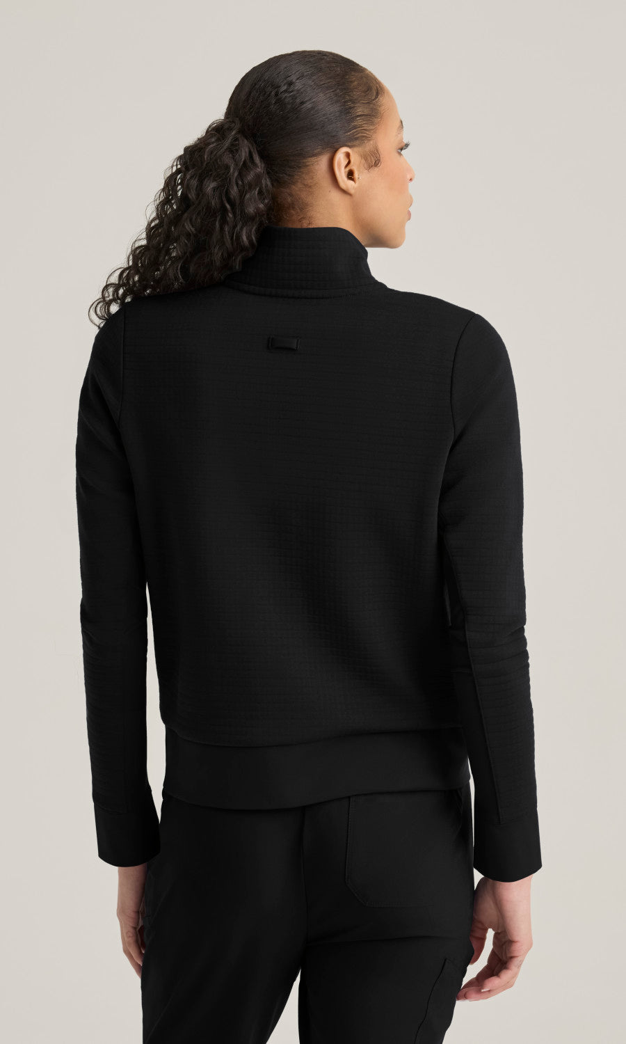 Grey's Anatomy Evolve GSSJ943 Regina Waffle Jacket Black - back
