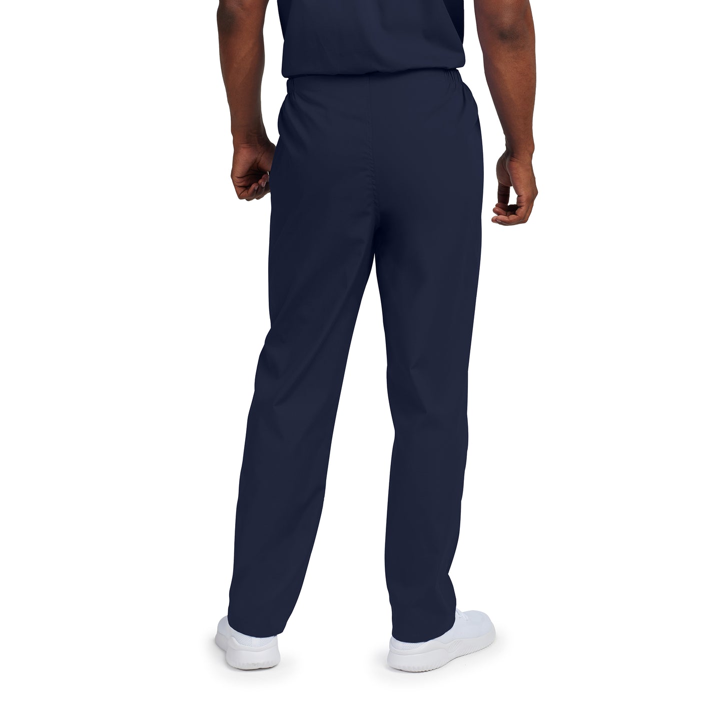 Scrub Zone LB411 Unisex No Pocket Flex Waist Scrub Pants Navy Image