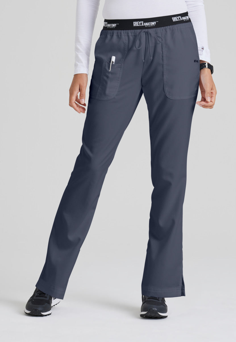 Greys Anatomy 4275 Aubrey Scrub Pants Steel