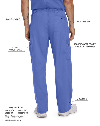 ProFlex 2104 Unisex Cargo Scrub Pants True Navy Image