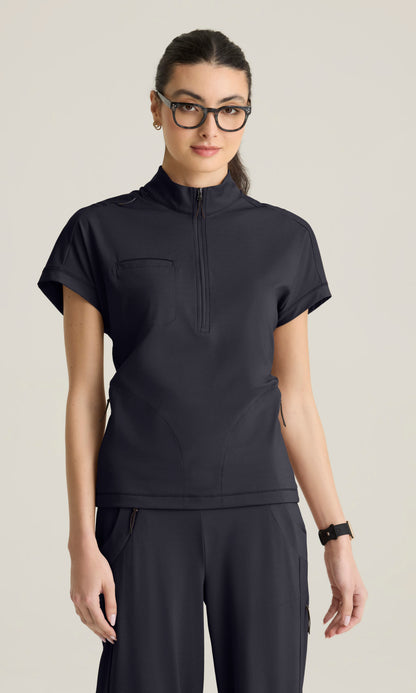 Grey's Anatomy Knits GRST319 Crystal Top Steel - front