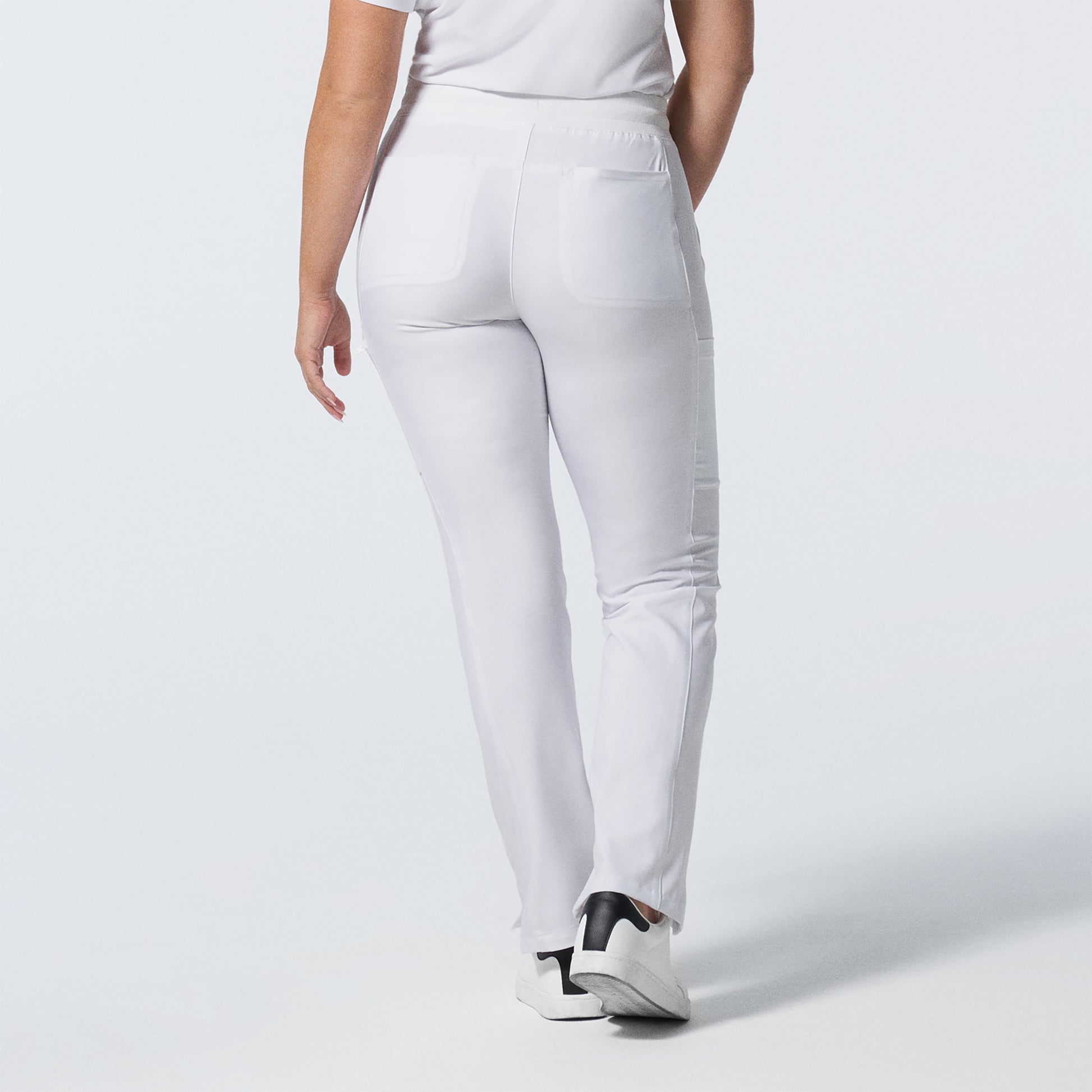 Forward LB400 Women's Cargo Scrub Pants White Image