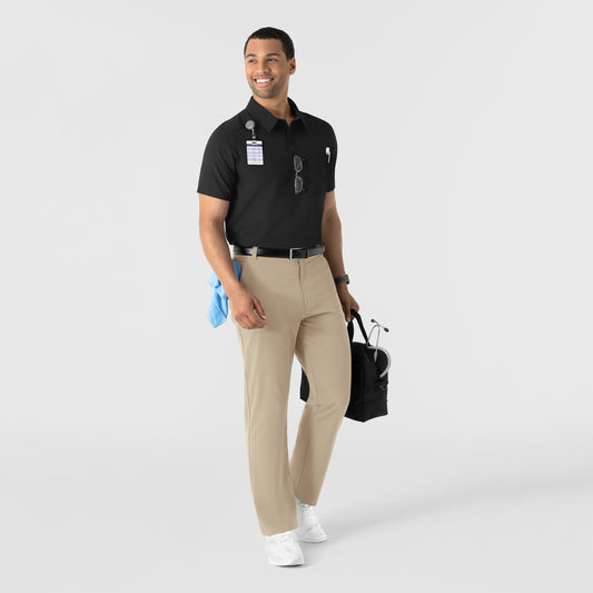 NURTUR 6580 Men's Polo Black
