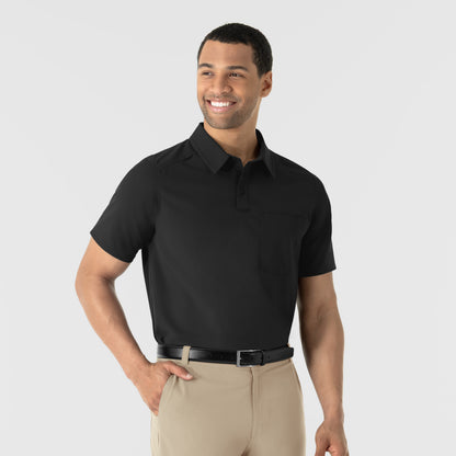 NURTUR 6580 Men's Polo Black