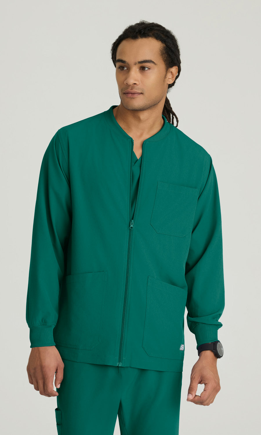 Skechers SK0408 Structure Scrub Jacket Hunter Green