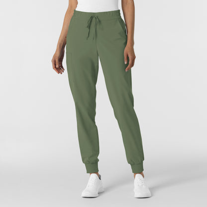 RENEW 5934 Women's Jogger Scrub Pants Olive