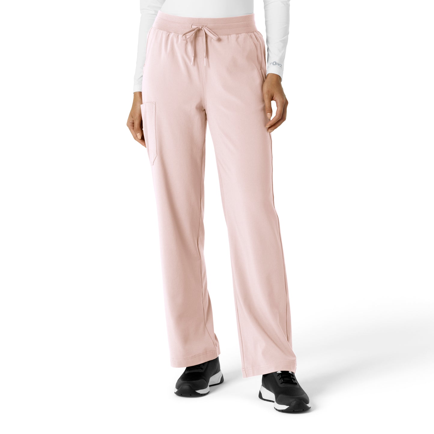 Force Cross-Flex C53310 Women's Boot Cut Scrub Pants Soft Rose