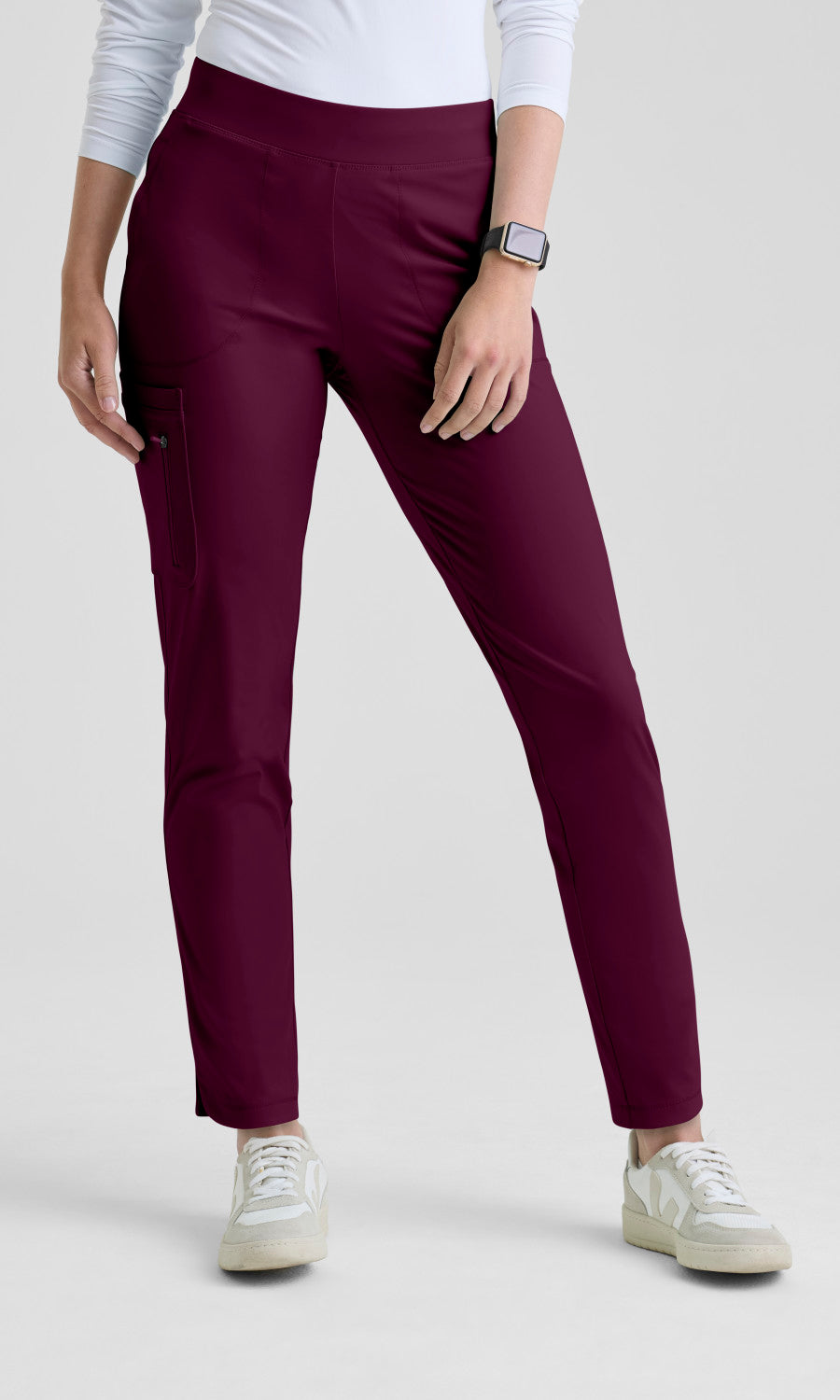 Grey's Anatomy Knits GRSP759 Define Pant Wine - front
