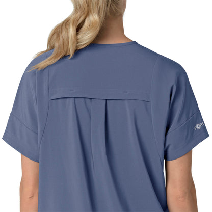 Force Cross-Flex C13110 Oversized V-Neck Scrub Top Riverside Model Image Alternate | Carhartt