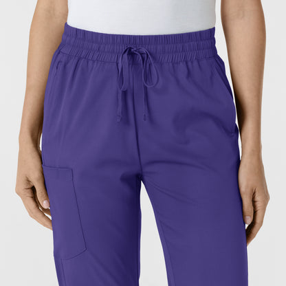 Boundless 5251 Bootcut Scrub Pants Grape Model Image Left Side | Wink