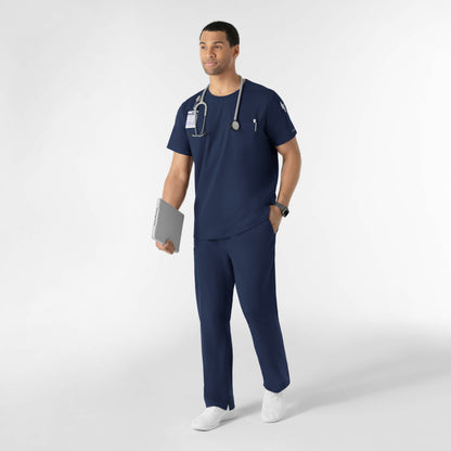 Boundless 6651 Men’s Classic Tee Scrub Top Navy