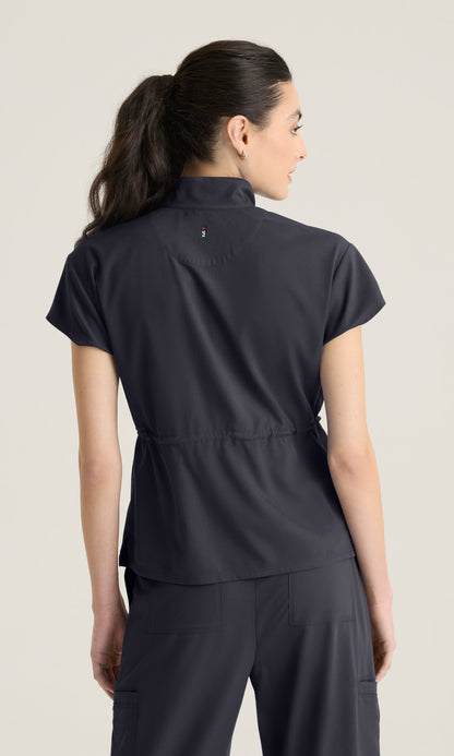 Grey's Anatomy Stretch GRST324 Nina Top Steel - back
