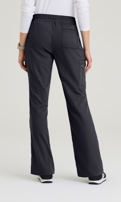 Greys Anatomy Classic GRP735 Women's Erin Pant in Steel by Barco Model Image Back