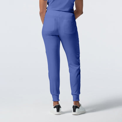 Forward LB401 Women's Jogger Scrub Pants Ceil Blue Image