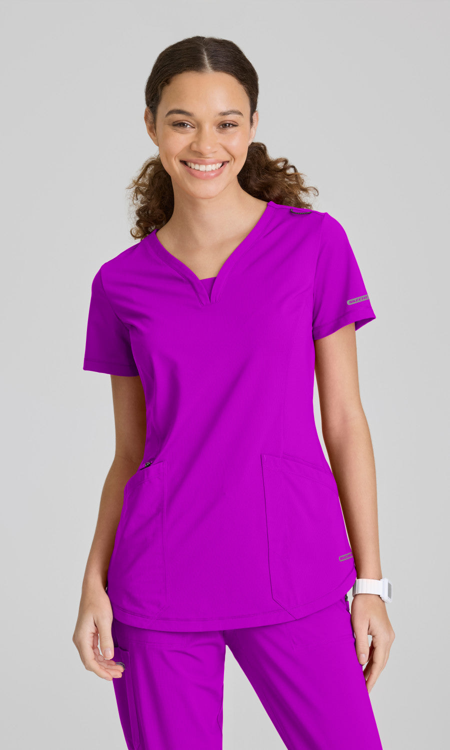 Skechers Slip-ins SKT220 Serene Knit Top Violet Burst - front