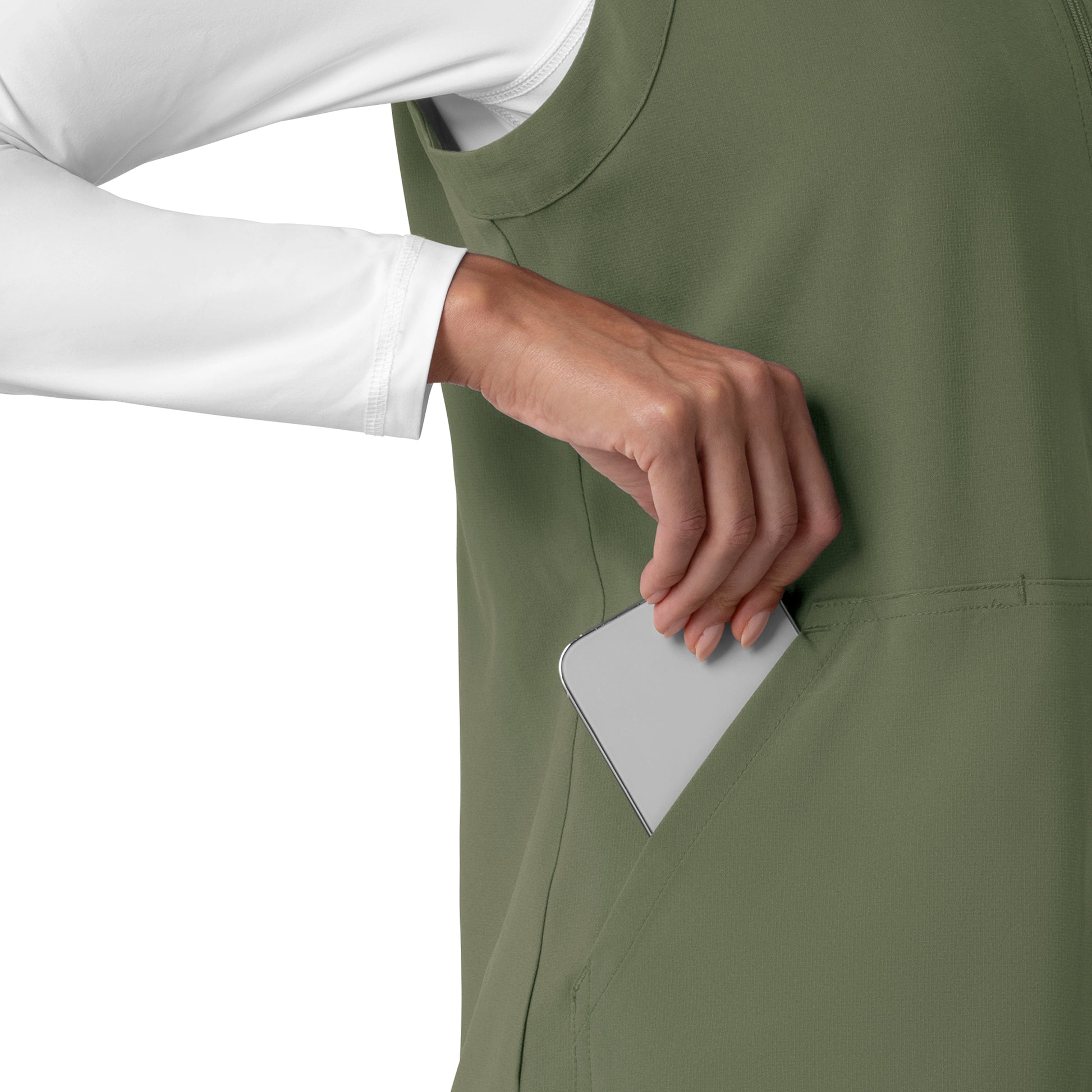 Force Cross-Flex C82510 Women's Lightweight Scrub Vest Olive