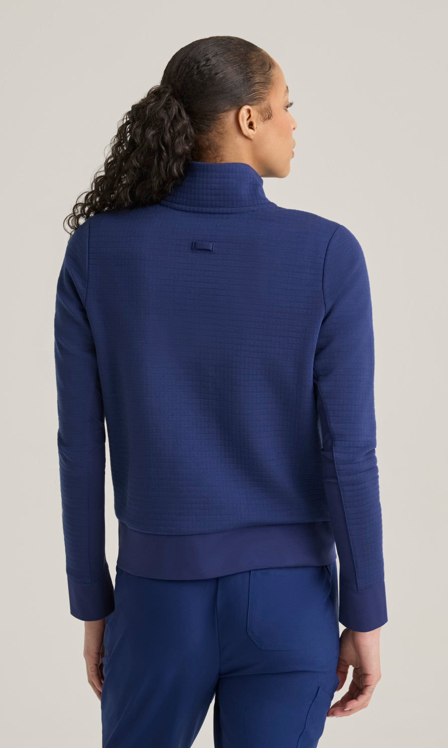Grey's Anatomy Evolve GSSJ943 Regina Waffle Jacket Indigo - back