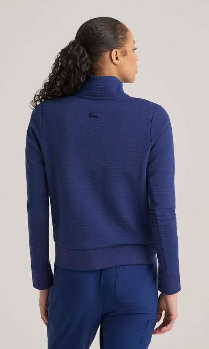 Grey's Anatomy Evolve GSSJ943 Regina Waffle Jacket Indigo - back
