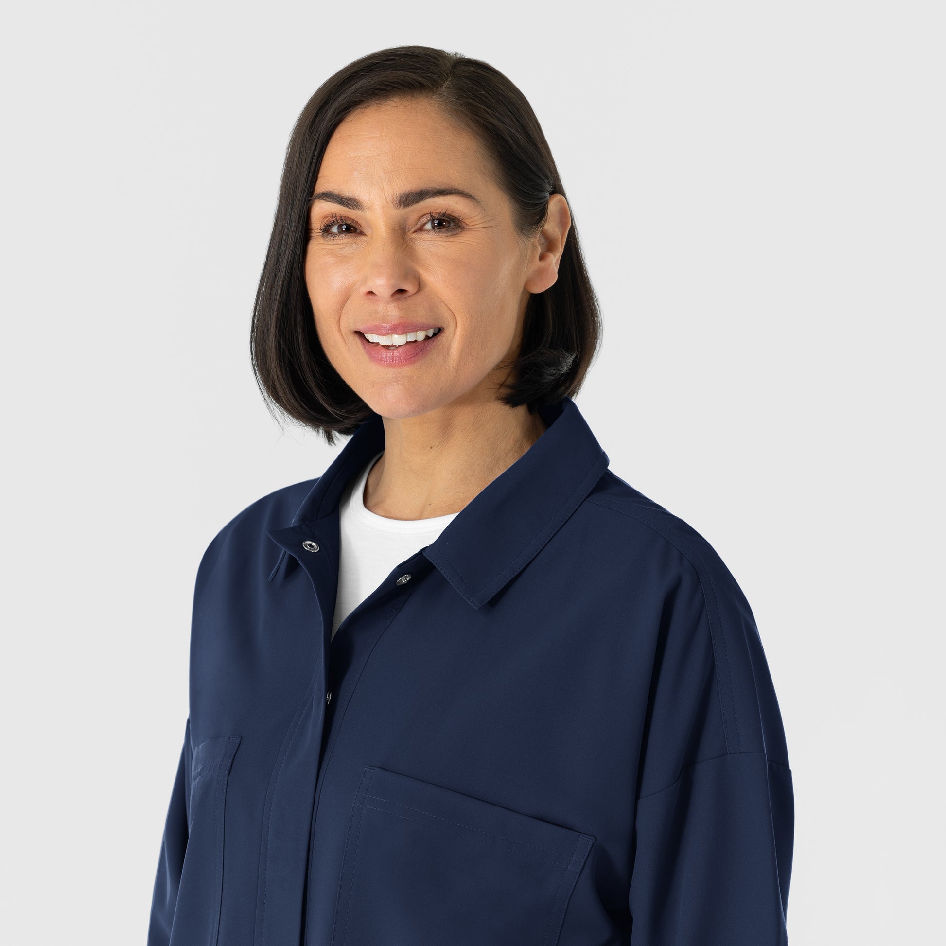 NURTUR 8180 Women’s Scrub Shirt Jacket Navy