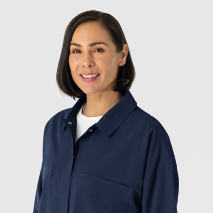NURTUR 8180 Women’s Scrub Shirt Jacket Navy
