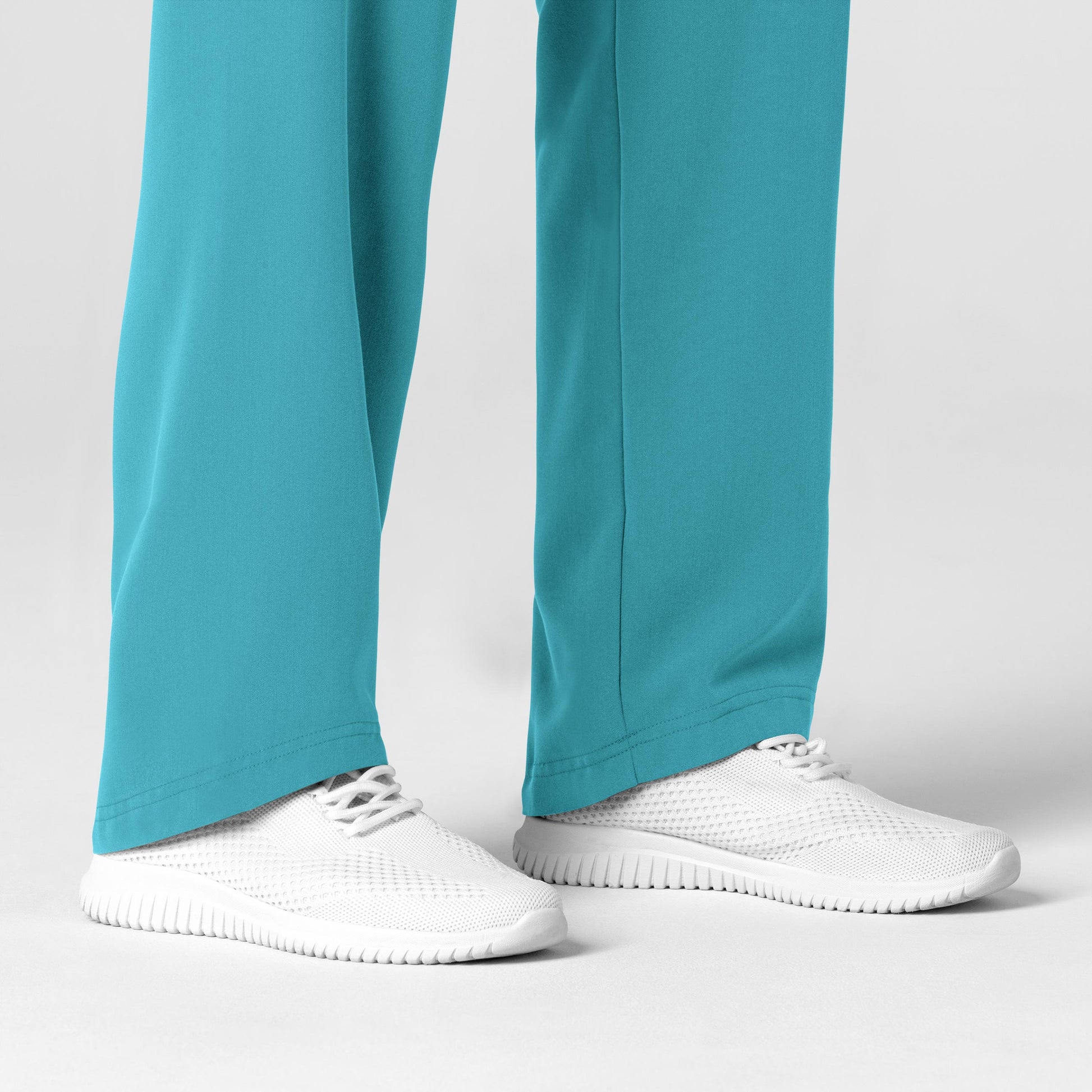 Nova 5232 Stovepipe High-Low Hem Scrub Pant Teal Blue Model Image Alternate | Wink