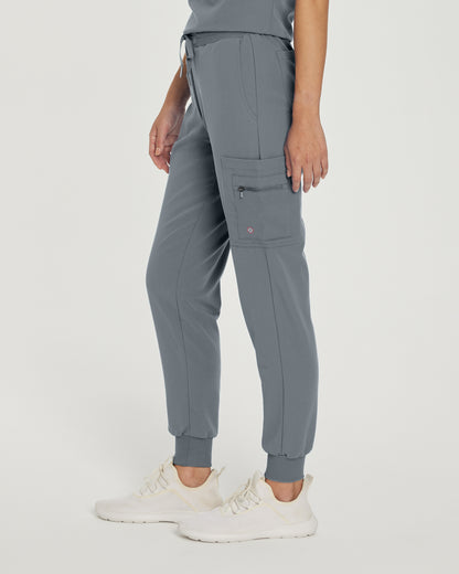 V-Tess 380 Women's Jogger Scrub Pants Taylor Grey Image