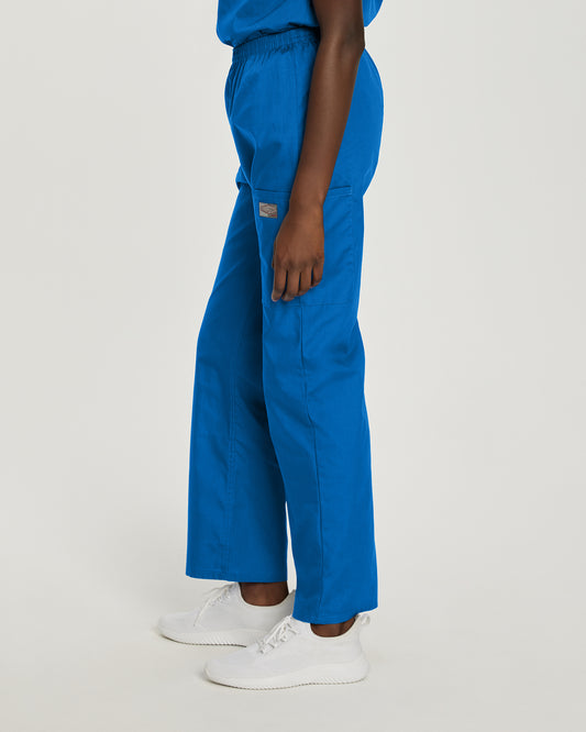 Scrub Zone 83221 Women's Cargo Scrub Pants Royal Blue Image