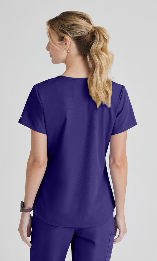 Skechers SK101 Breeze Scrub Top New Grape