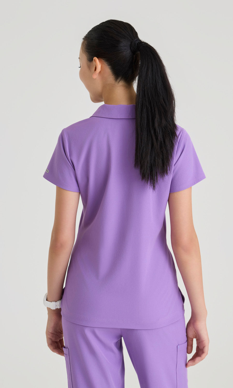 Skechers SKT302 Women's Honor Top in Luxe Lavender by Barco Model Image Back