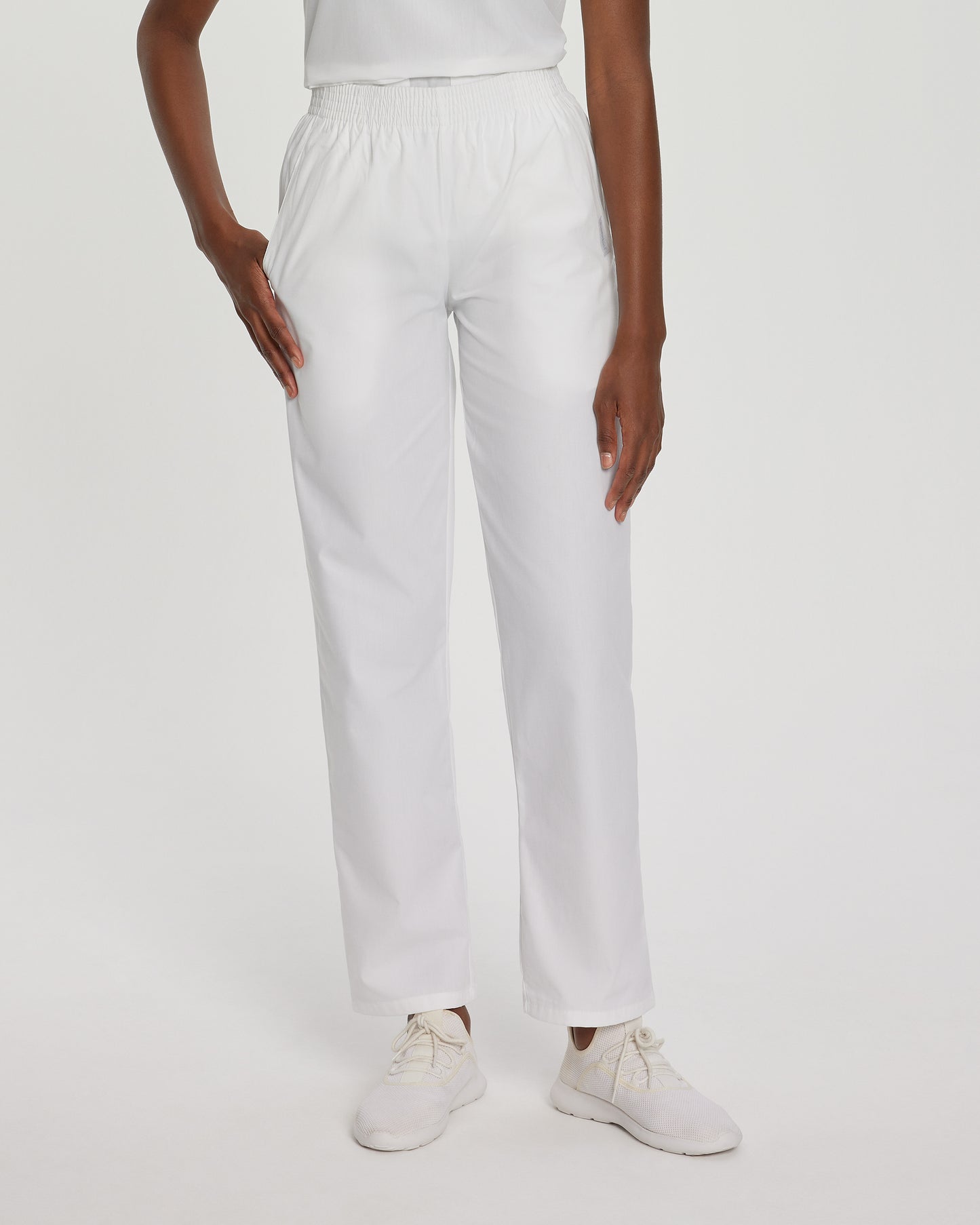 Essentials 8327 Women's Scrub Pants White Image