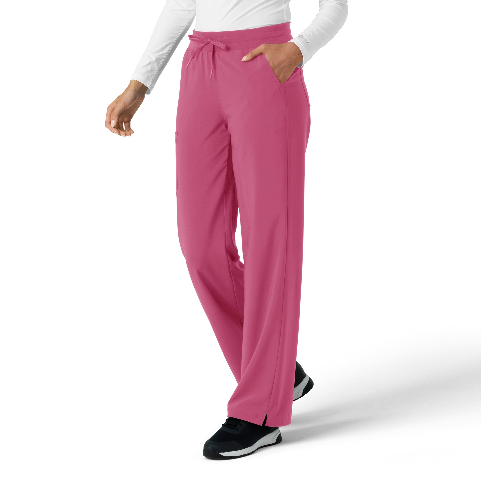 Force Cross-Flex C53310 Women's Boot Cut Scrub Pants Electric Fuschia