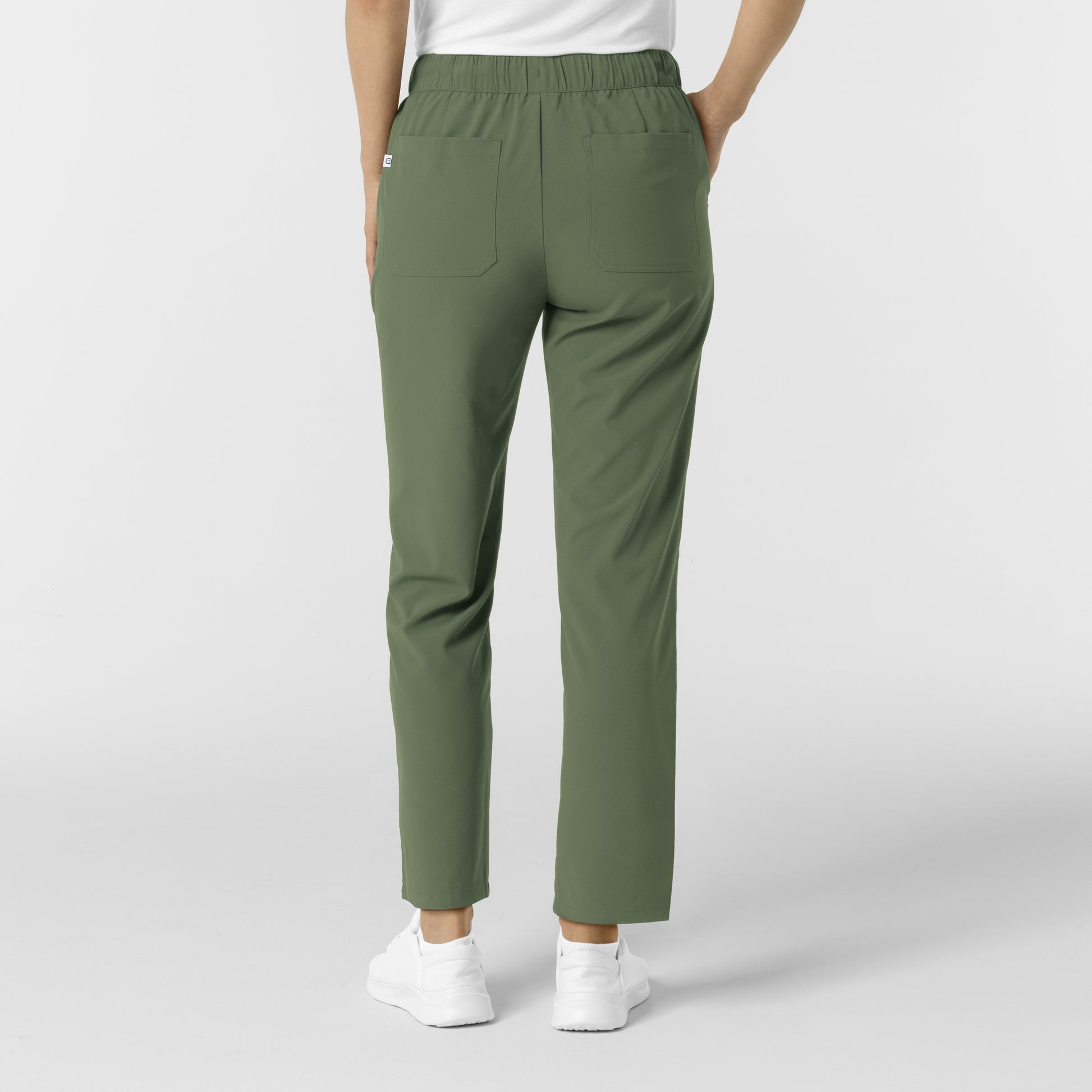 RENEW 5154 Women's Pintuck Scrub Pants Olive
