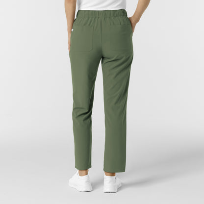 RENEW 5154 Women's Pintuck Scrub Pants Olive