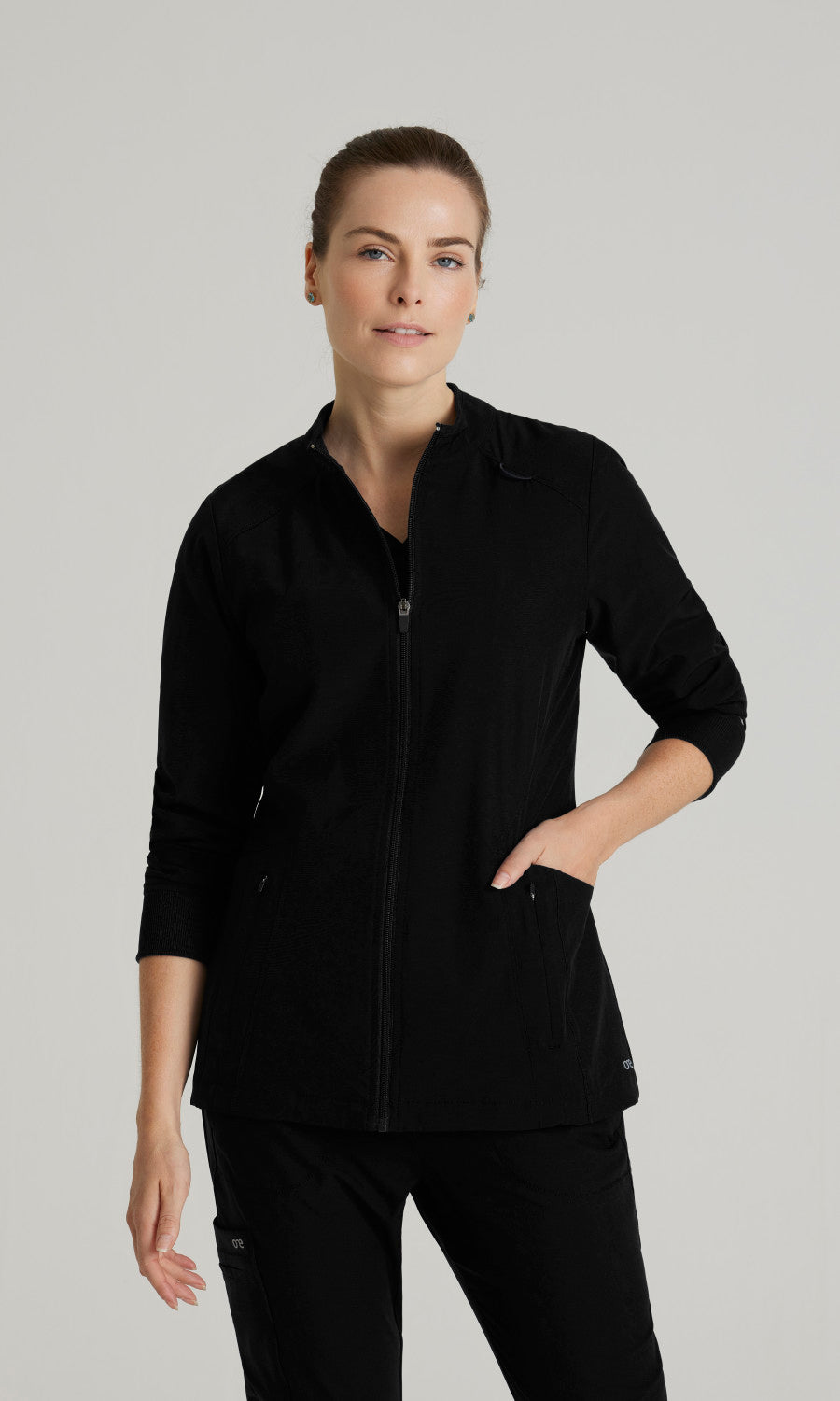 Barco One BOW894 Venture Scrub Jacket Black