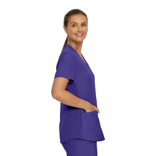 Forward LT100 Women's 3 Pocket V Neck Scrub Top Ultra Violet Image