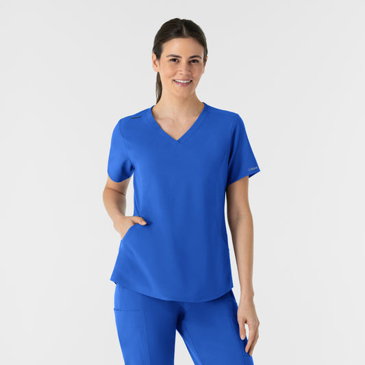 RENEW 6254 Women's V-Neck Scrub Top Royal