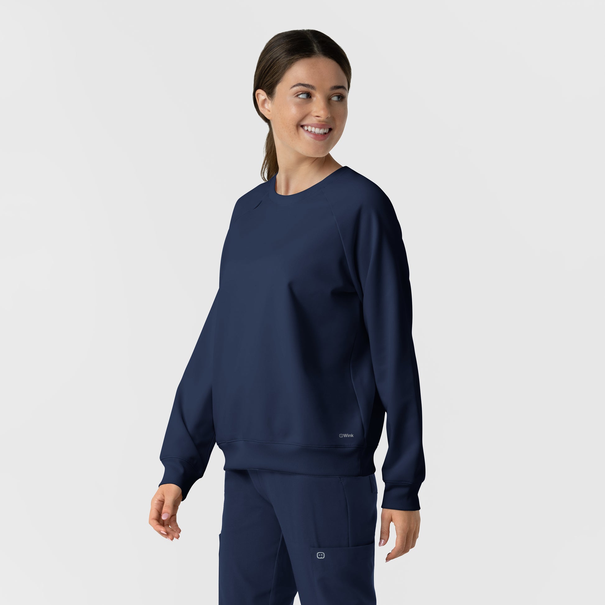 Layers 2169 Women's Pullover Sweatshirt Navy
