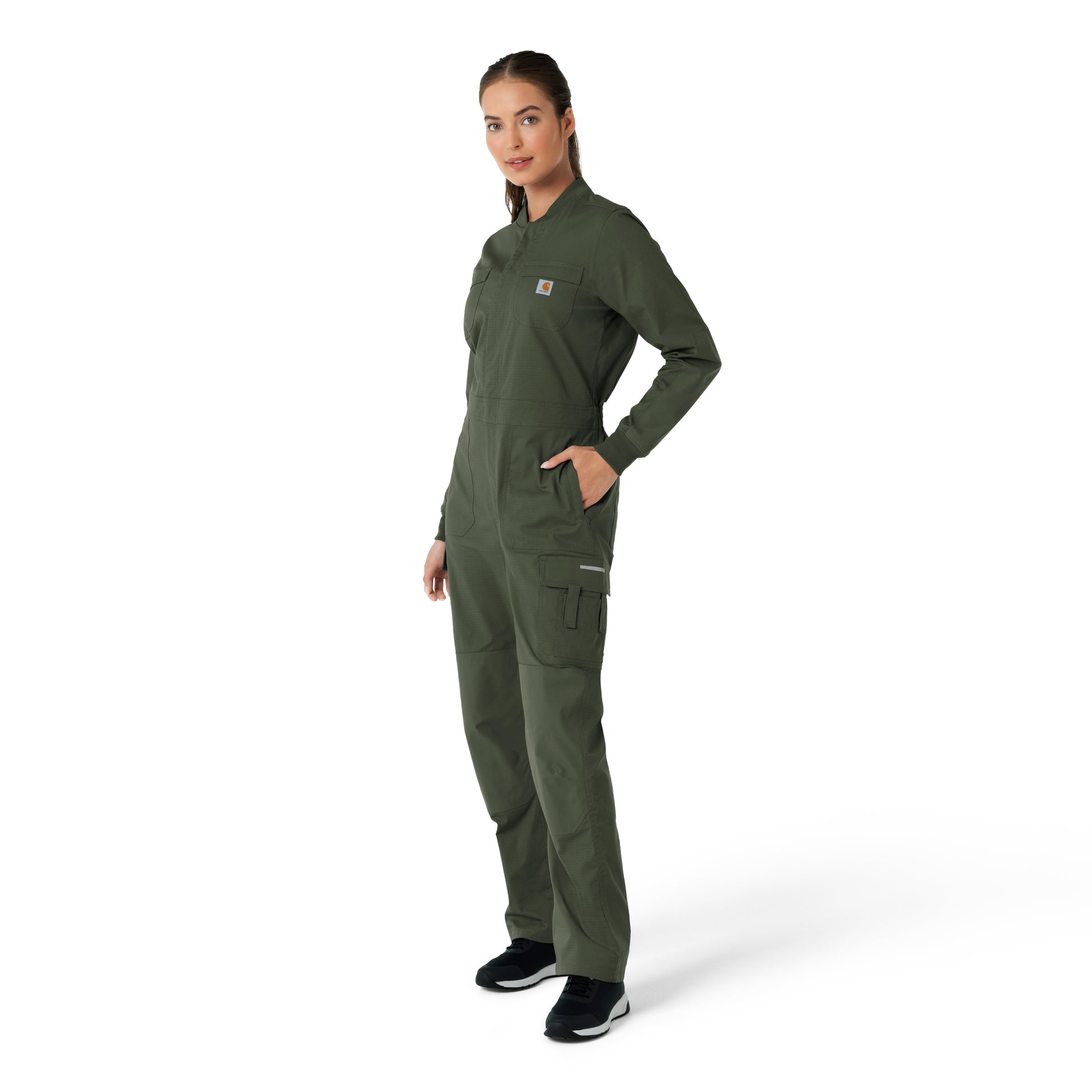 Rugged Flex C21418 Women's Ripstop Coverall Olive