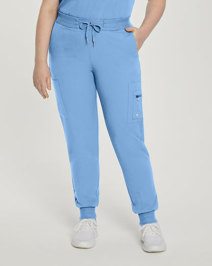 V-Tess 380 Women's Jogger Scrub Pants Ceil Blue Image