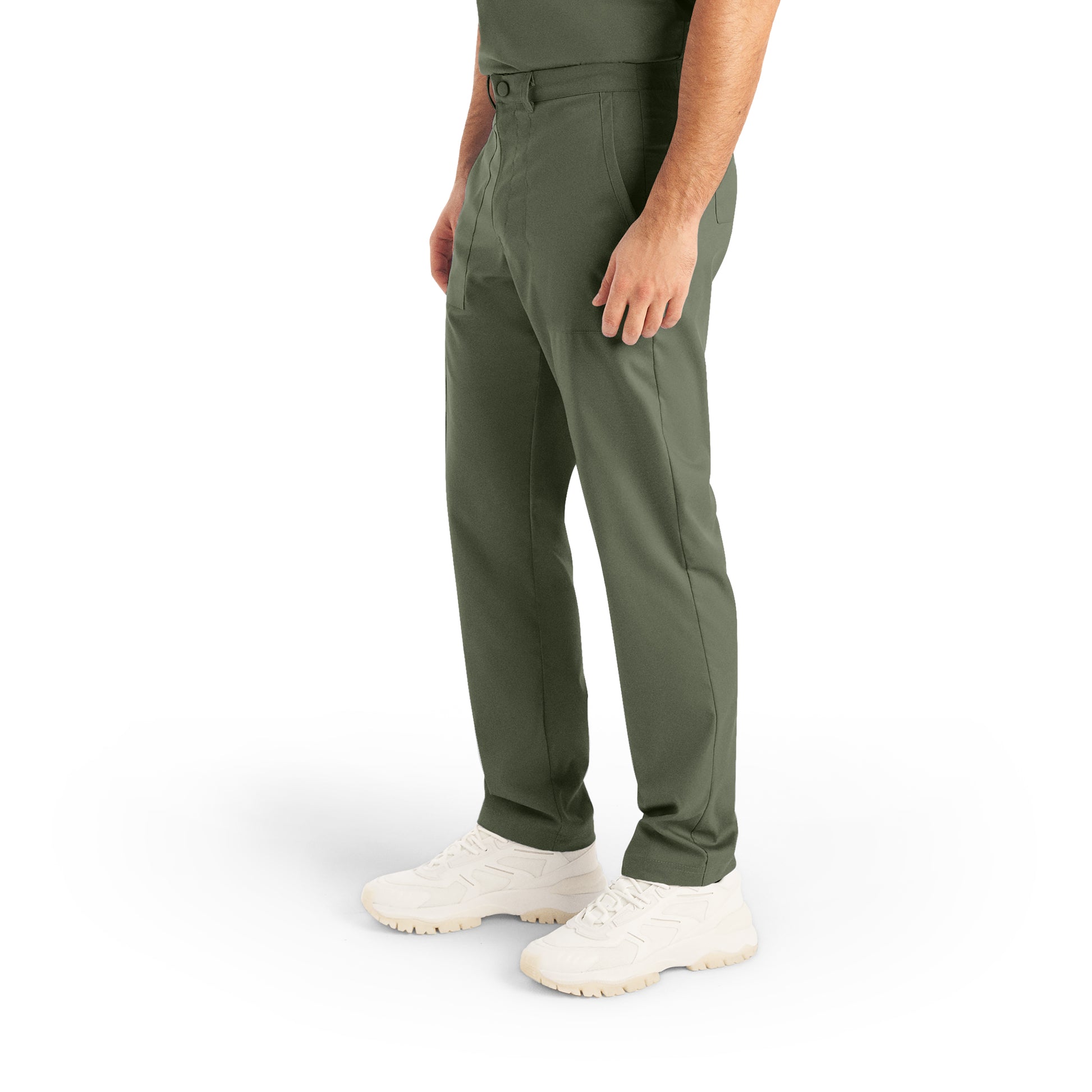 ProFlex LB408 Men's Cargo Scrub Pants Olive Moss Image