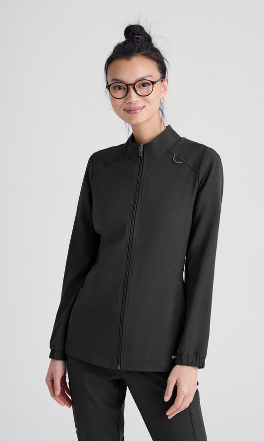 Cleveland Clinic Grey's Anatomy Evolve GSSW886 Virtue Scrub Jacket Black