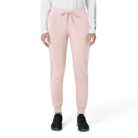 Force Cross-Flex C53110 Women's Cargo Jogger Scrub Pants Soft Rose