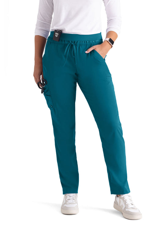 Greys Anatomy Stretch GRSP526 Serena Scrub Pants Bahama