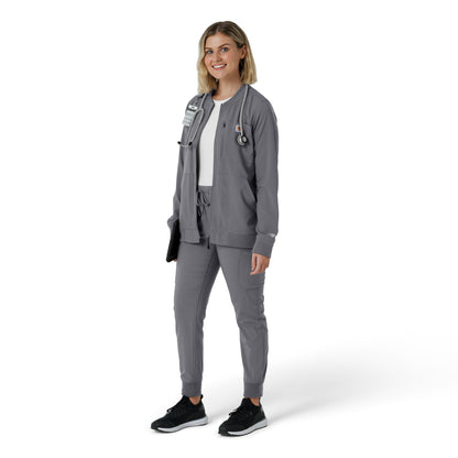 Force Cross-Flex C82410 Women's Lightweight Scrub Jacket Pewter