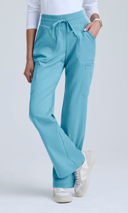 Grey's Anatomy Stretch GRSP722 Kristi Pant Ice Blue - front
