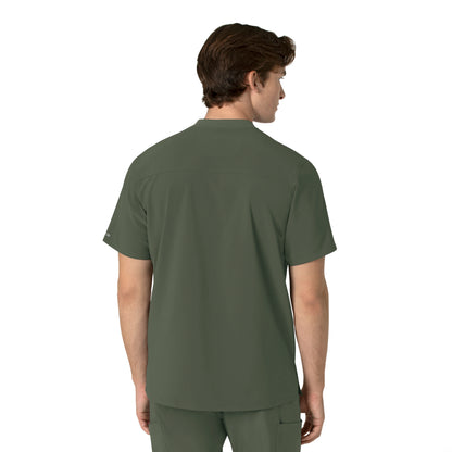 Force Cross-Flex C16310 Men's Henley Scrub Top Olive