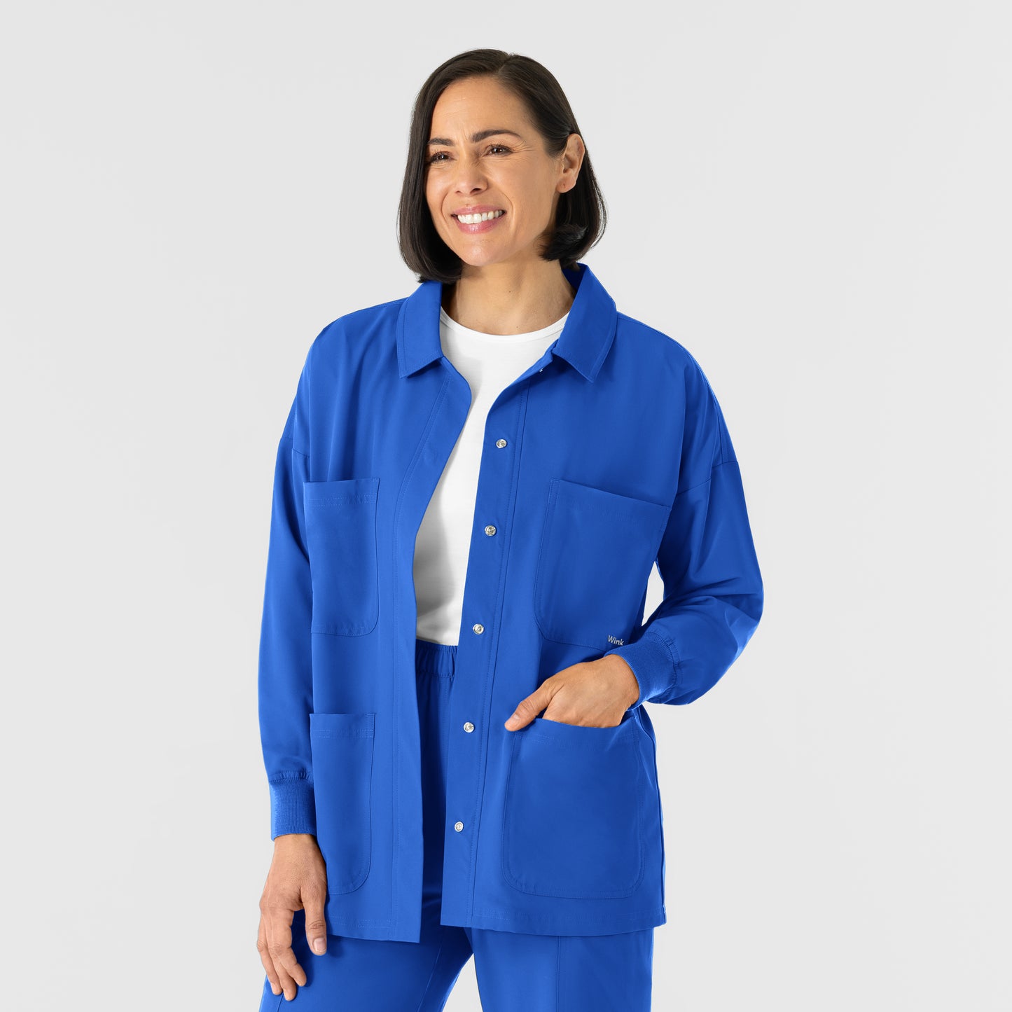NURTUR 8180 Women’s Scrub Shirt Jacket Royal